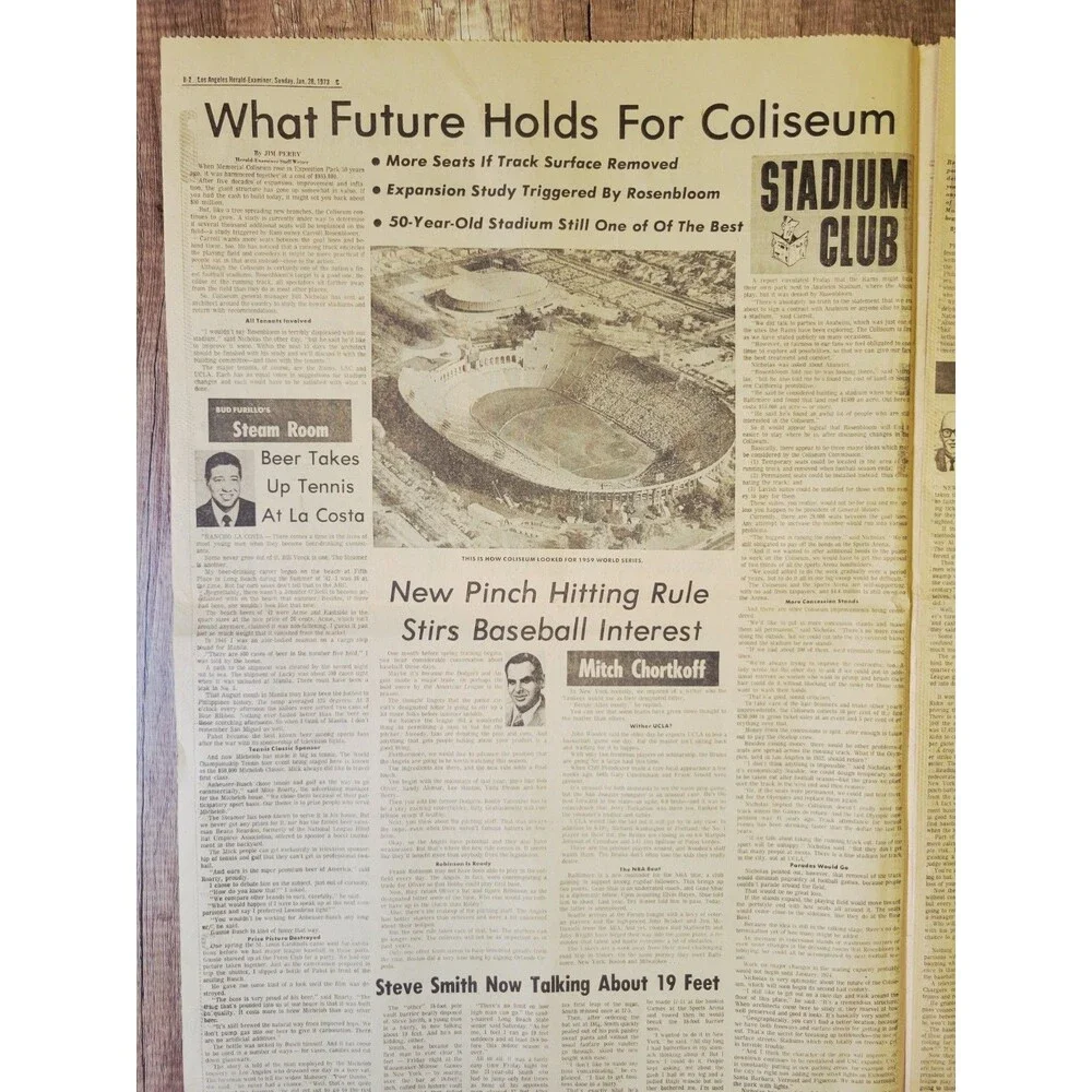 1973 Jan 28: LA Herald Bill Walton UCLA Win 61 Straight Games College Basketball